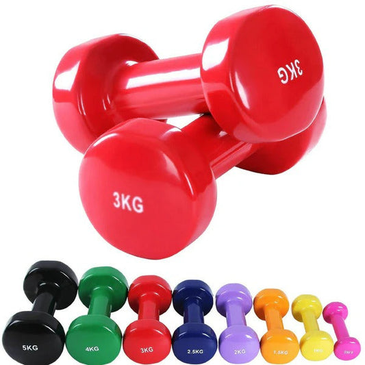 Neoprene Vinyl Aerobic Dumbbells (1-5KGS)